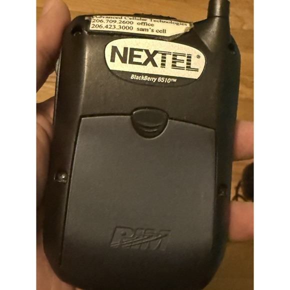 Blackberry Nextel Cellular SmartPhone  Model 6510 Vintage - Picture 5 of 9